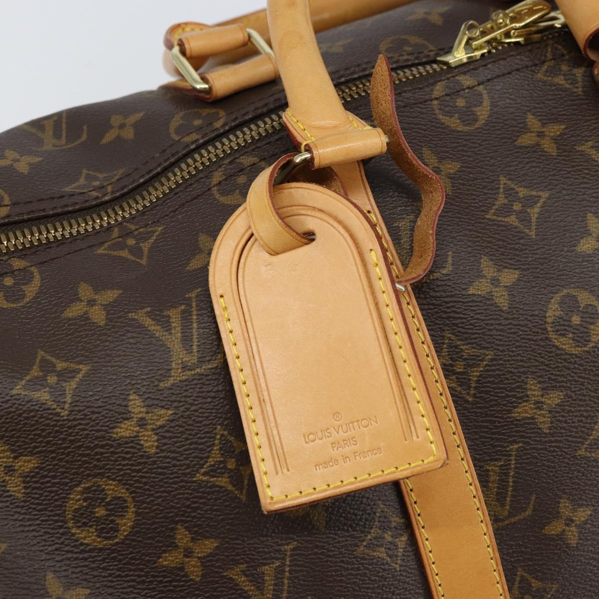 LOUIS VUITTON Monogram Keepall Bandouliere 45 Boston Bag M41418 LV Auth ka427