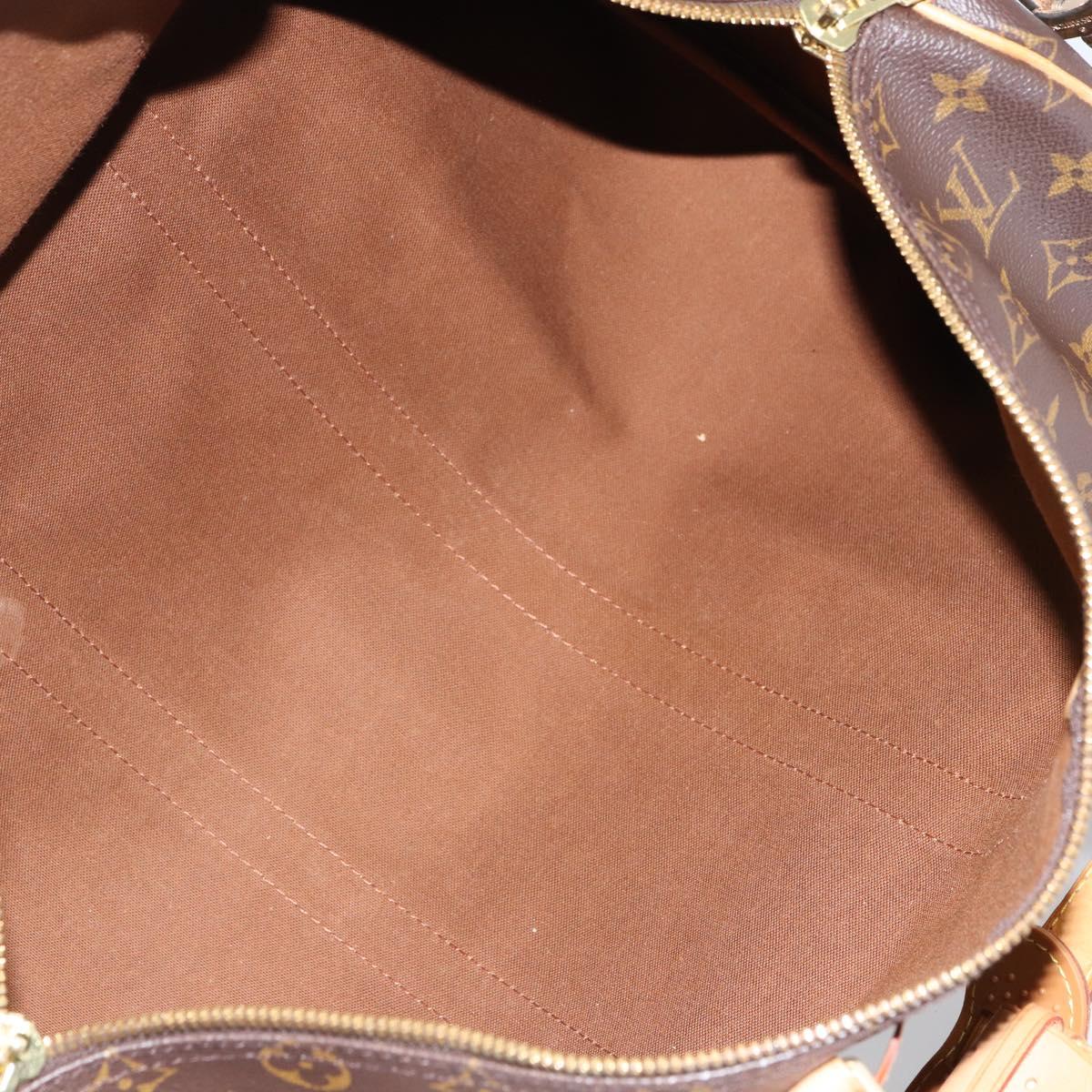 LOUIS VUITTON Monogram Keepall Bandouliere 45 Boston Bag M41418 LV Auth ka427