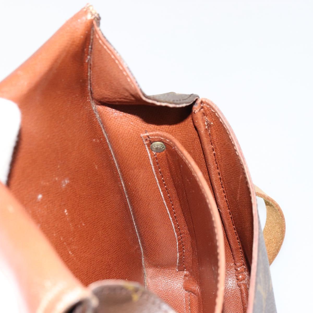 LOUIS VUITTON Monogram Cartouchiere MM Shoulder Bag M51253 LV Auth ka4270