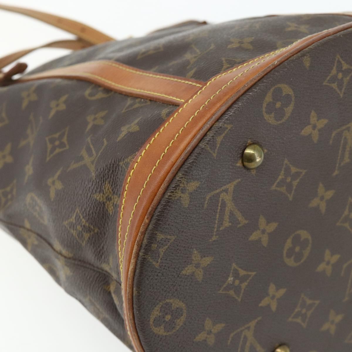 LOUIS VUITTON Monogram Bucket GM Shoulder Bag M42236 LV Auth ka4277