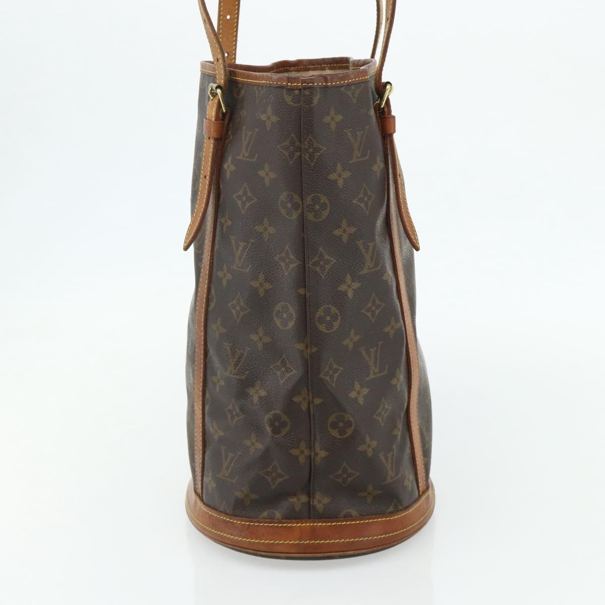 LOUIS VUITTON Monogram Bucket GM Shoulder Bag M42236 LV Auth ka4277