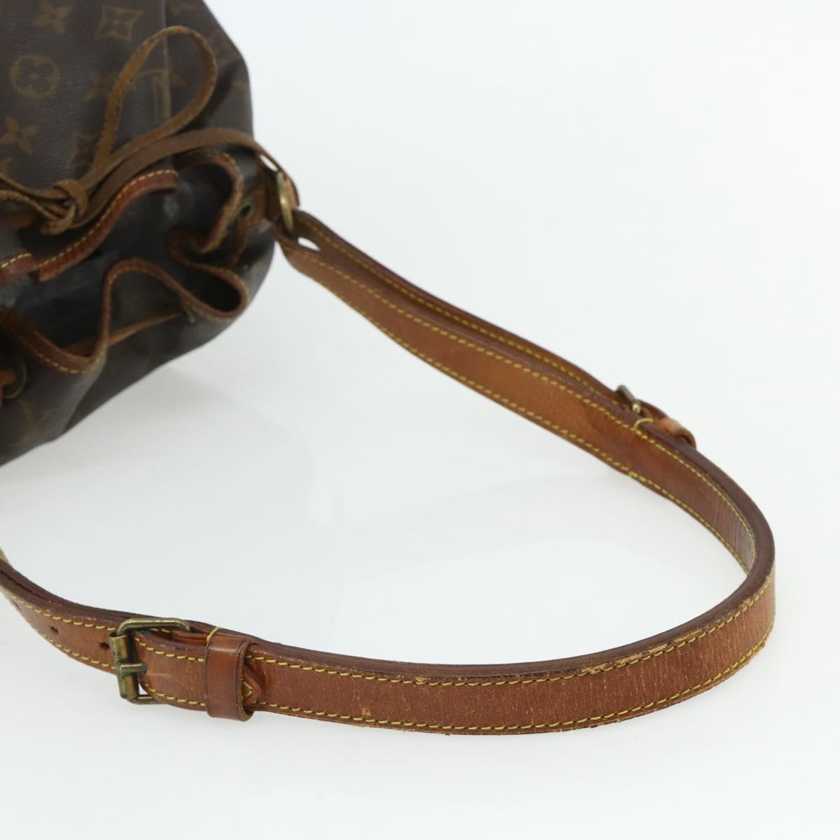 LOUIS VUITTON Monogram Petit Noe Shoulder Bag M42226 LV Auth ka4283