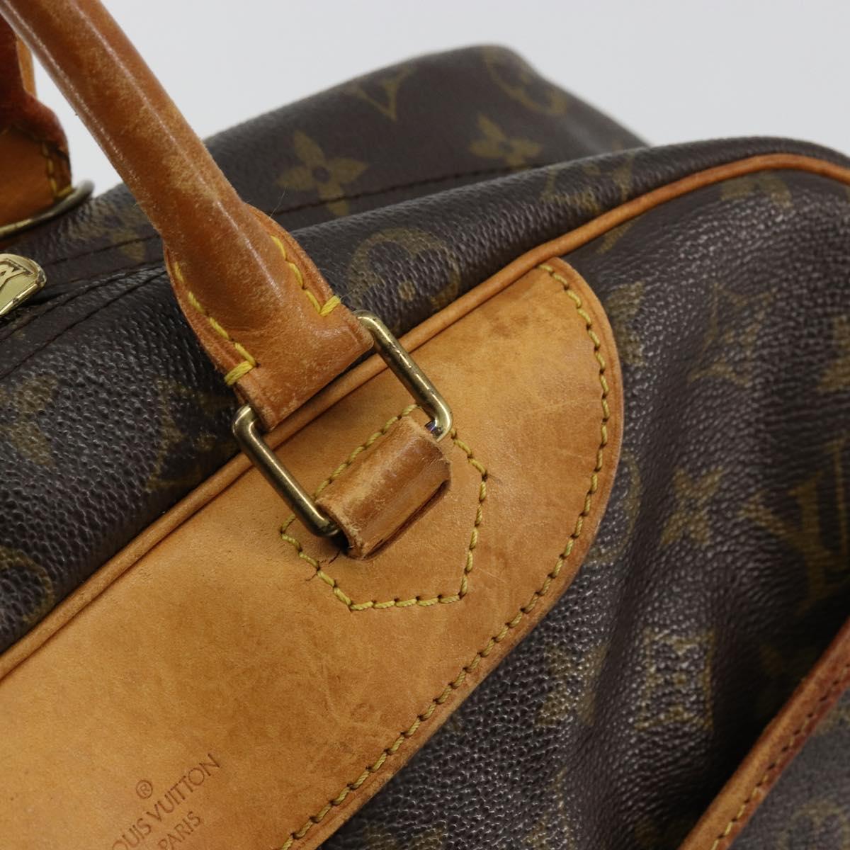LOUIS VUITTON Monogram Deauville Hand Bag M47270 LV Auth ka4284
