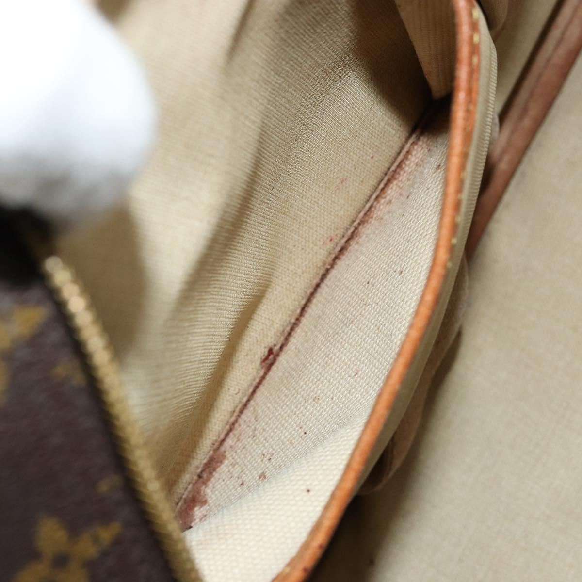 LOUIS VUITTON Monogram Deauville Hand Bag M47270 LV Auth ka4284