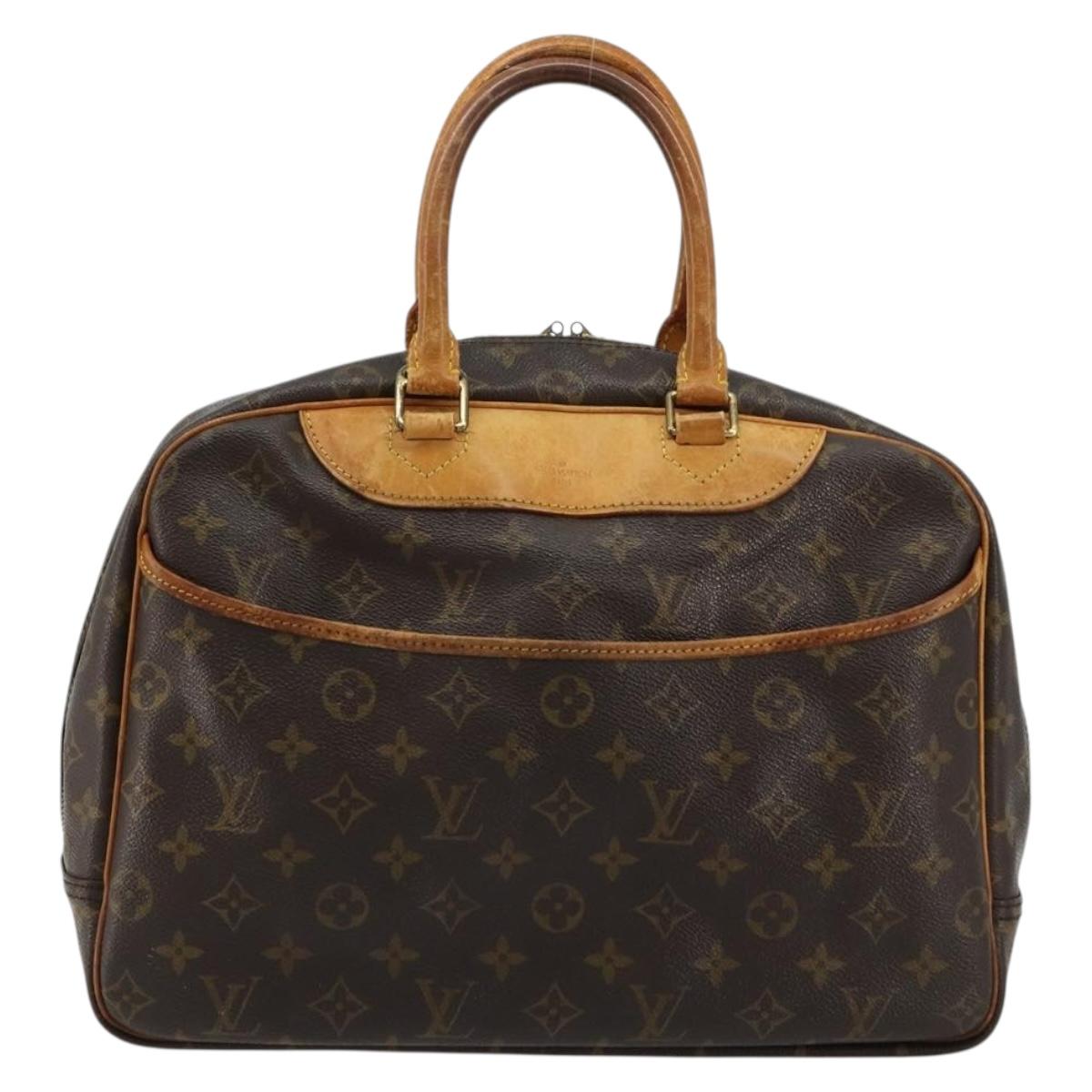 LOUIS VUITTON Monogram Deauville Hand Bag M47270 LV Auth ka4284