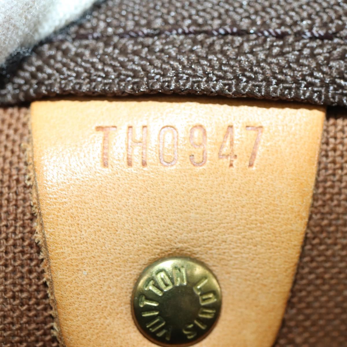 LOUIS VUITTON Monogram Keepall Bandouliere 50 Boston Bag M41416 LV Auth ka429