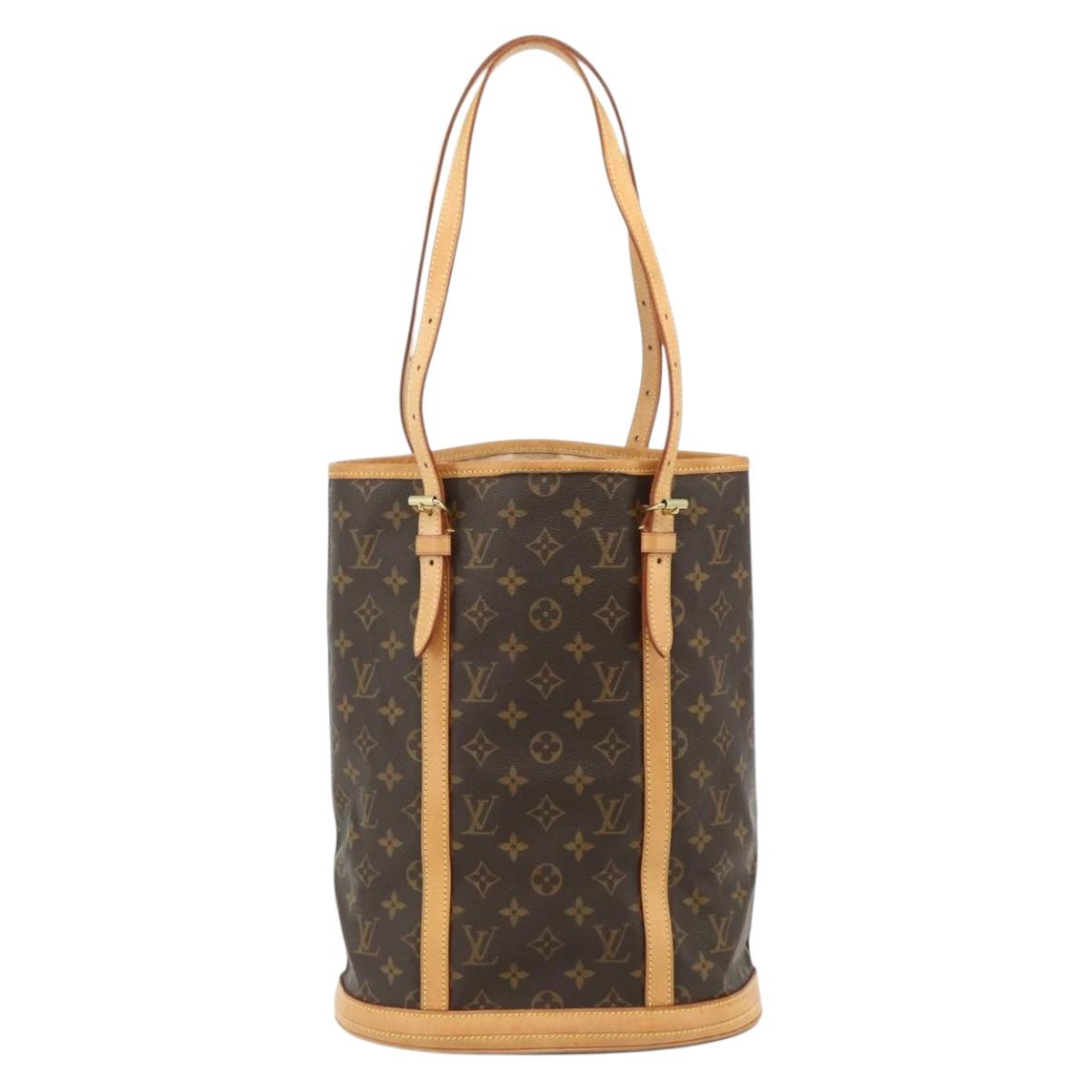 LOUIS VUITTON Monogram Bucket GM Shoulder Bag M42236 LV Auth ka4290
