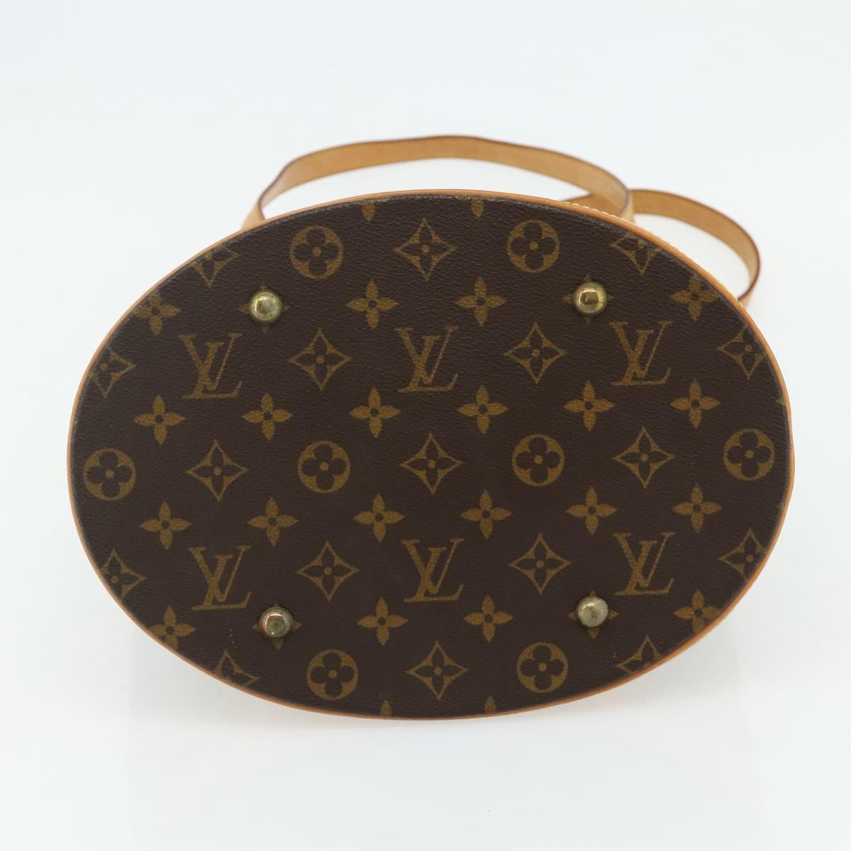 LOUIS VUITTON Monogram Bucket GM Shoulder Bag M42236 LV Auth ka4290