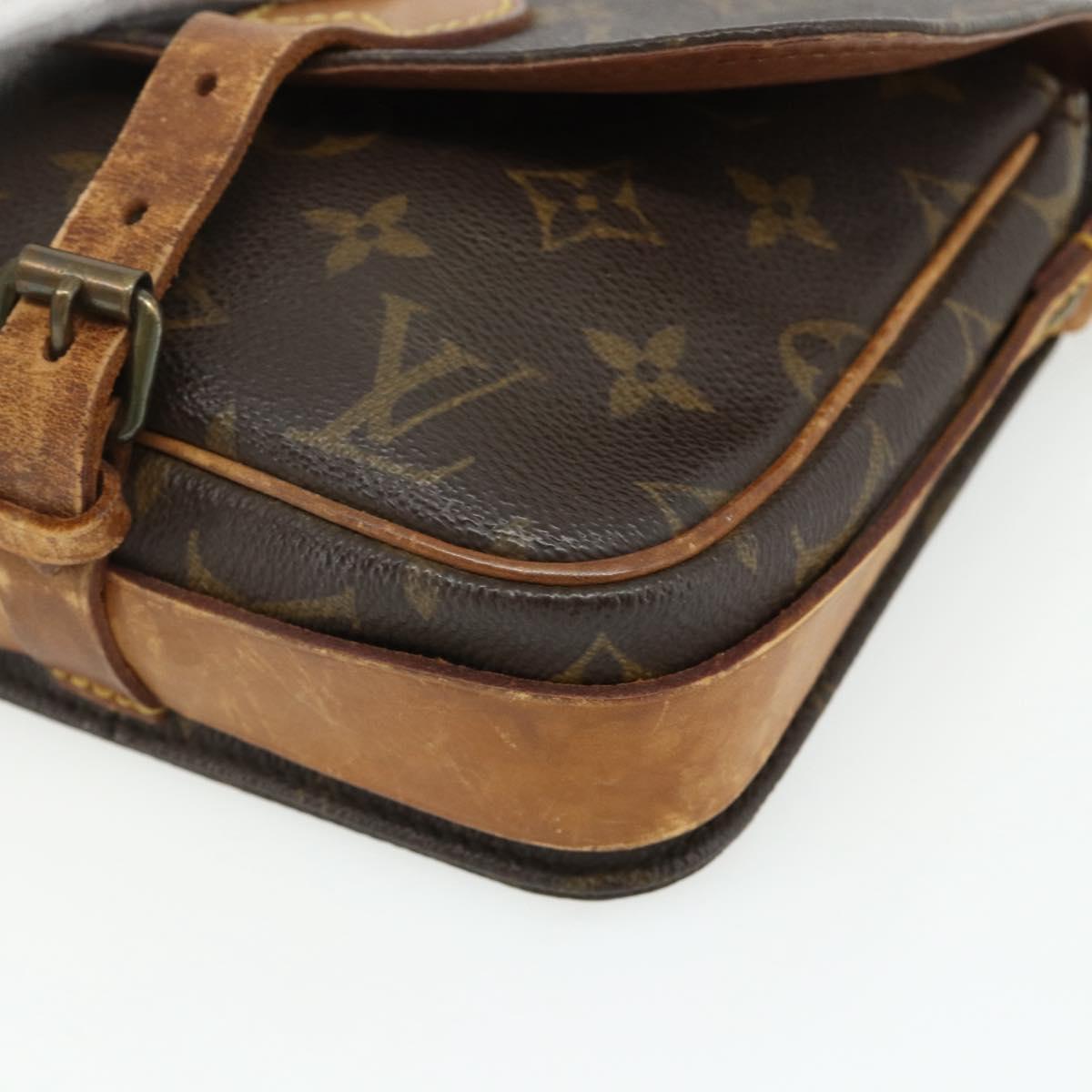 LOUIS VUITTON Monogram Cartouchiere PM Shoulder Bag M51254 LV Auth ka4293