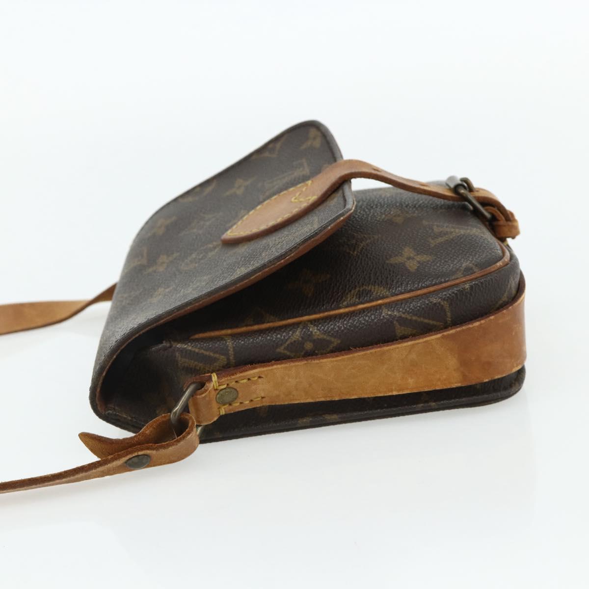 LOUIS VUITTON Monogram Cartouchiere PM Shoulder Bag M51254 LV Auth ka4293