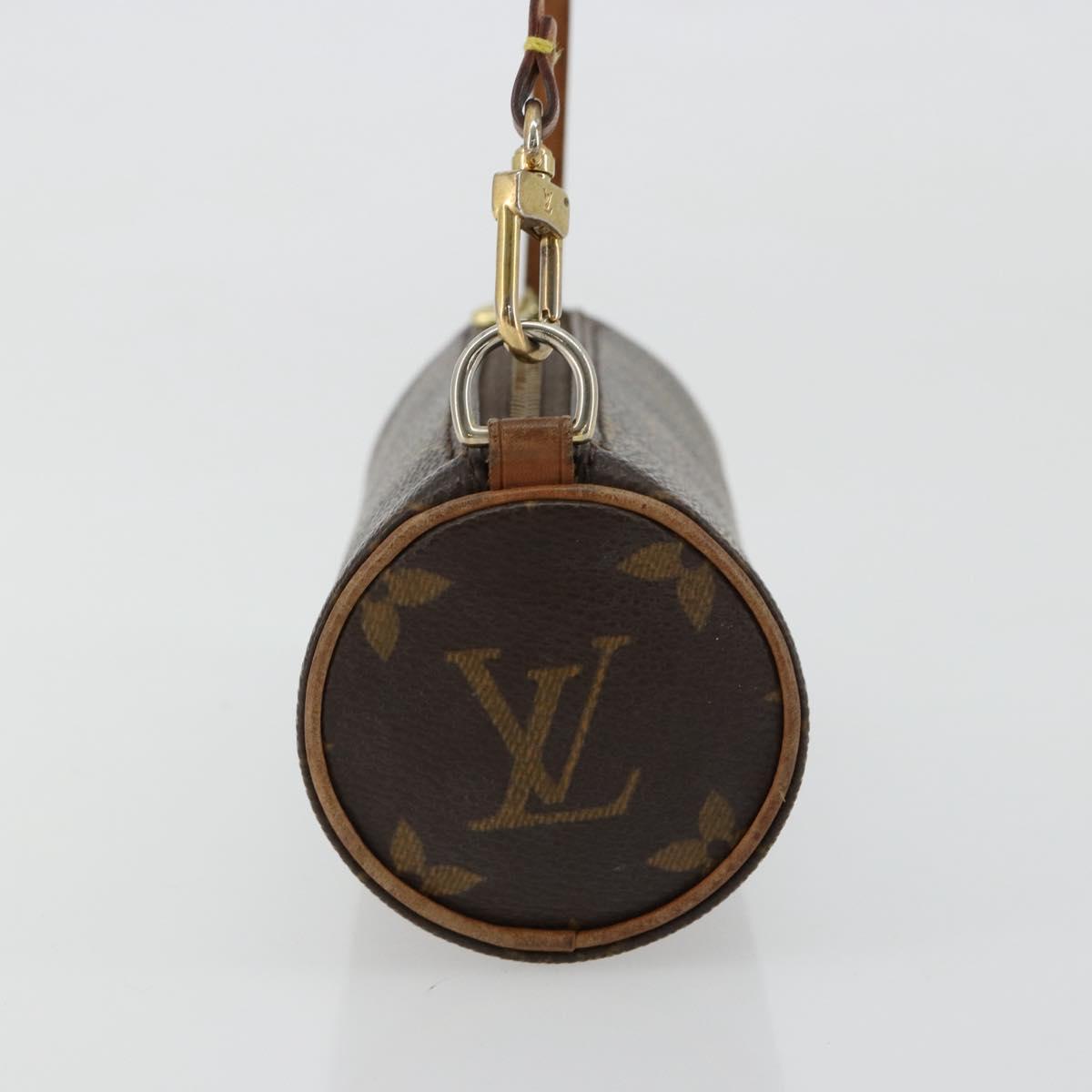 LOUIS VUITTON Monogram Papillon Pouch LV Auth ka4298