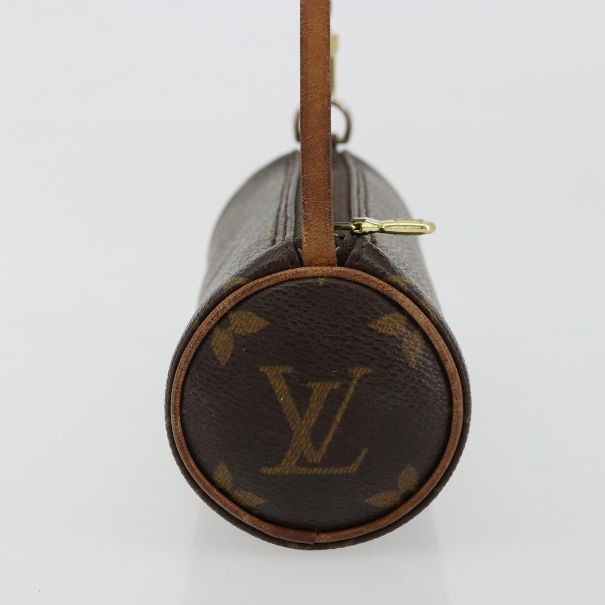 LOUIS VUITTON Monogram Papillon Pouch LV Auth ka4298