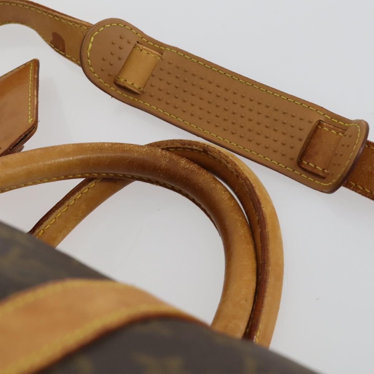 LOUIS VUITTON Monogram Keepall Bandouliere 50 Boston Bag M41416 LV Auth ka430