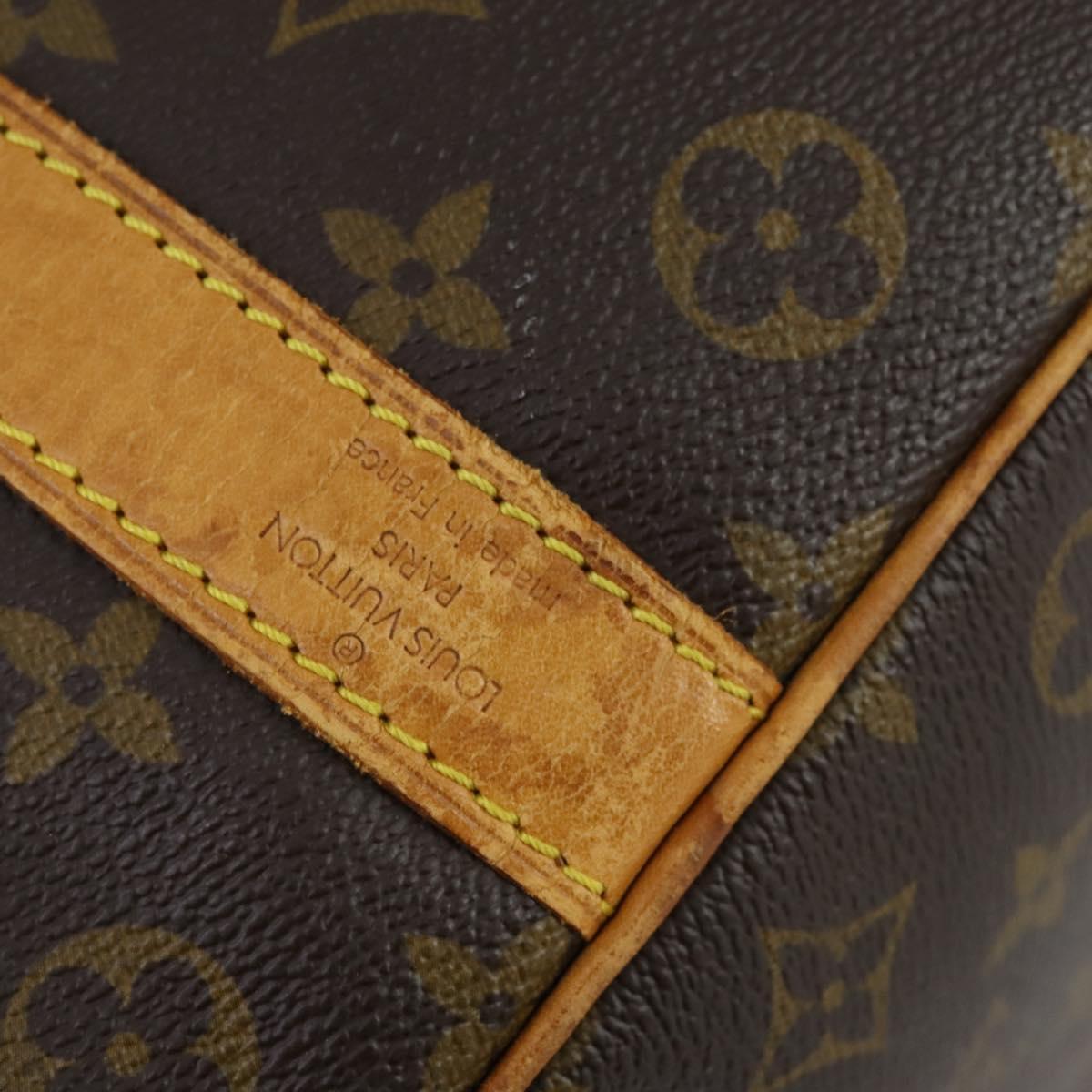 LOUIS VUITTON Monogram Keepall Bandouliere 50 Boston Bag M41416 LV Auth ka430