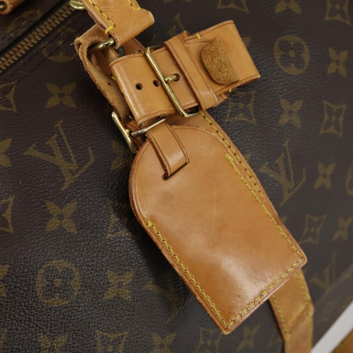 LOUIS VUITTON Monogram Keepall Bandouliere 50 Boston Bag M41416 LV Auth ka430