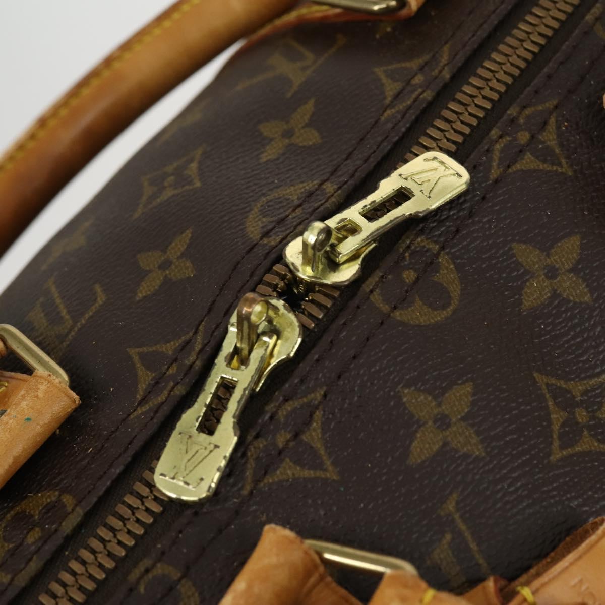 LOUIS VUITTON Monogram Keepall Bandouliere 50 Boston Bag M41416 LV Auth ka430