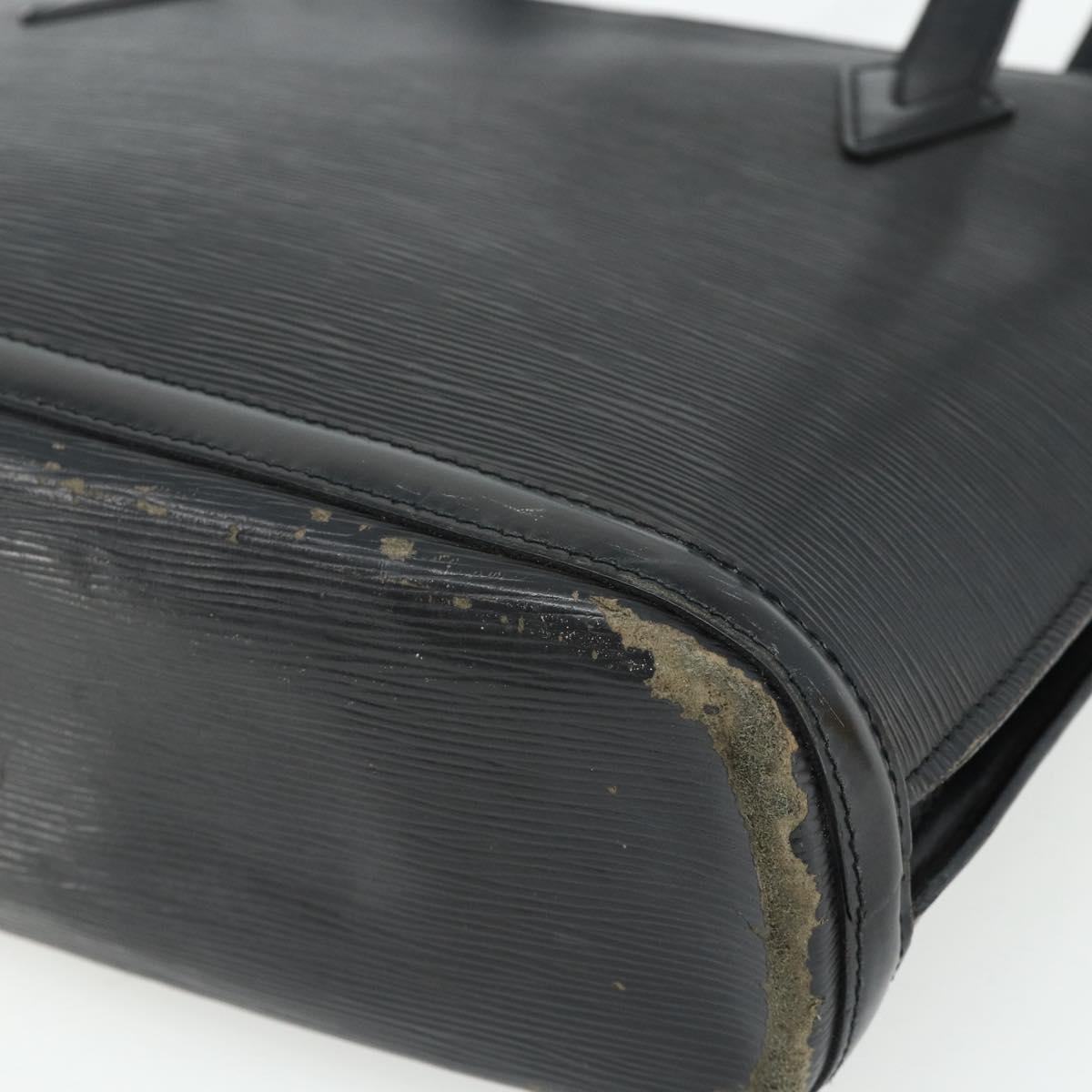 LOUIS VUITTON Epi Lussac Shoulder Bag Black M52282 LV Auth ka4310