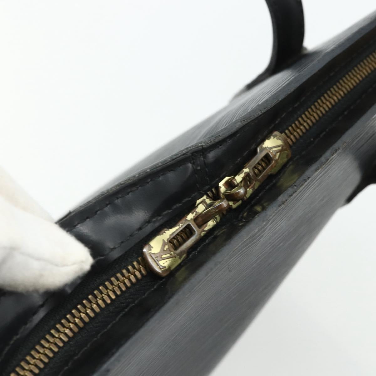 LOUIS VUITTON Epi Lussac Shoulder Bag Black M52282 LV Auth ka4310