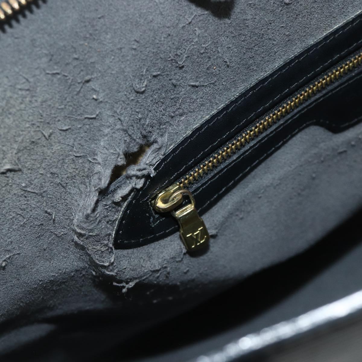 LOUIS VUITTON Epi Lussac Shoulder Bag Black M52282 LV Auth ka4310