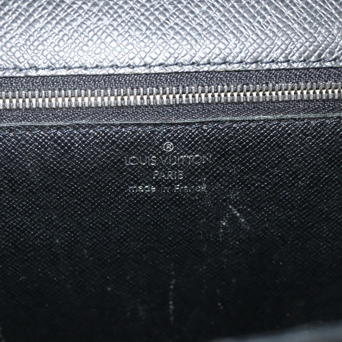 LOUIS VUITTON Taiga Monceau 28 Hand Bag SPO 2way Ardoise M32002 LV Auth ka4313