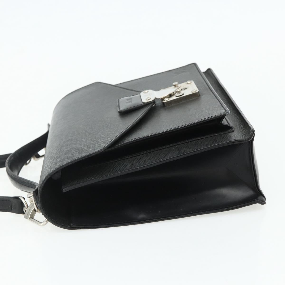 LOUIS VUITTON Taiga Monceau 28 Hand Bag SPO 2way Ardoise M32002 LV Auth ka4313