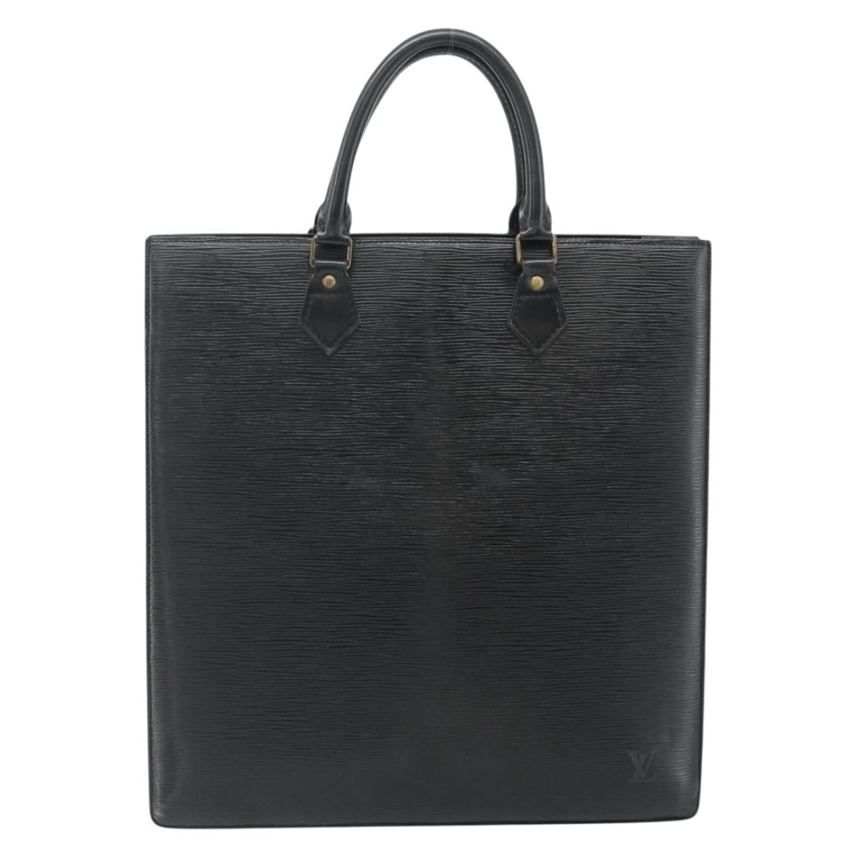 LOUIS VUITTON Epi Sac Plat Hand Bag Black M59082 LV Auth ka4319