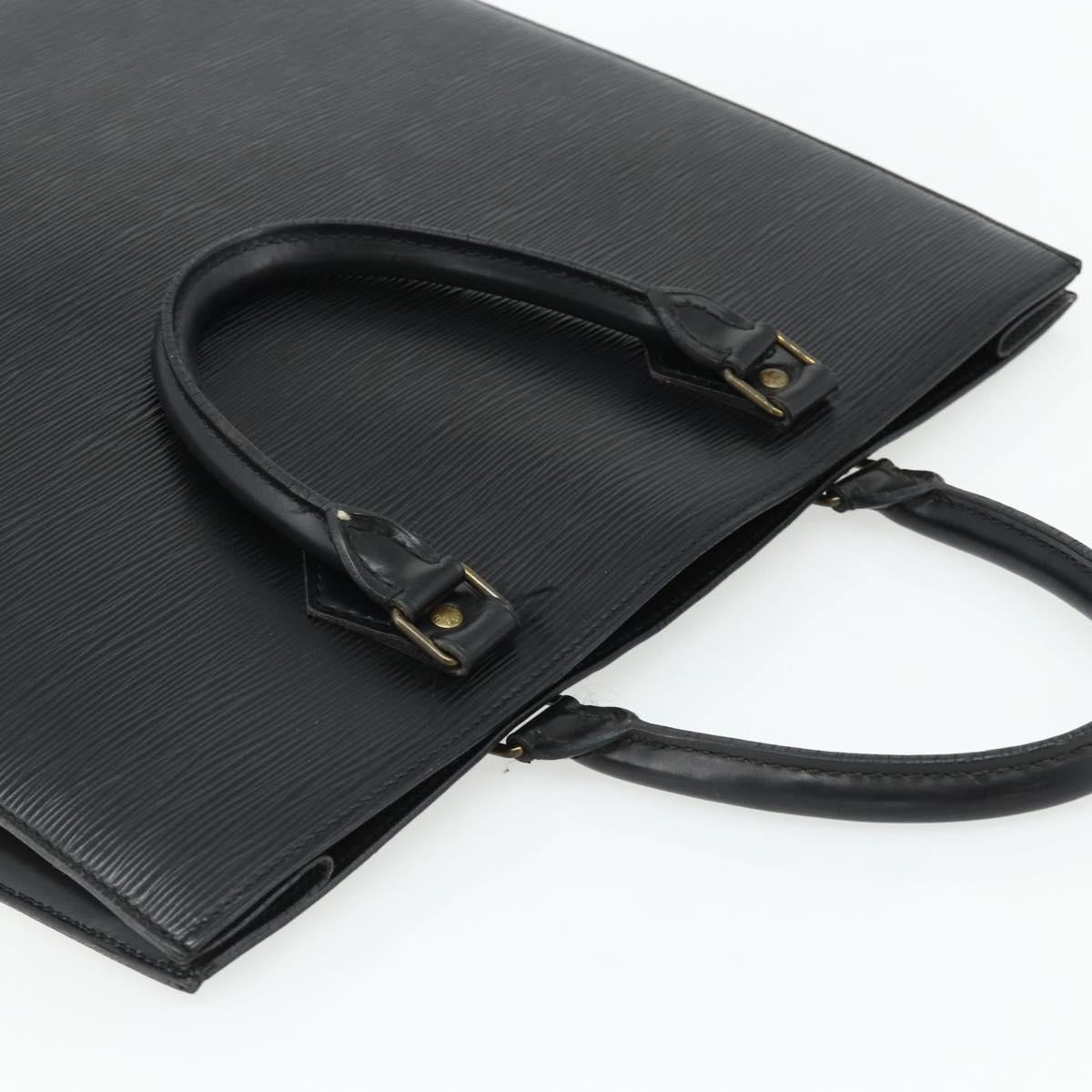 LOUIS VUITTON Epi Sac Plat Hand Bag Black M59082 LV Auth ka4319