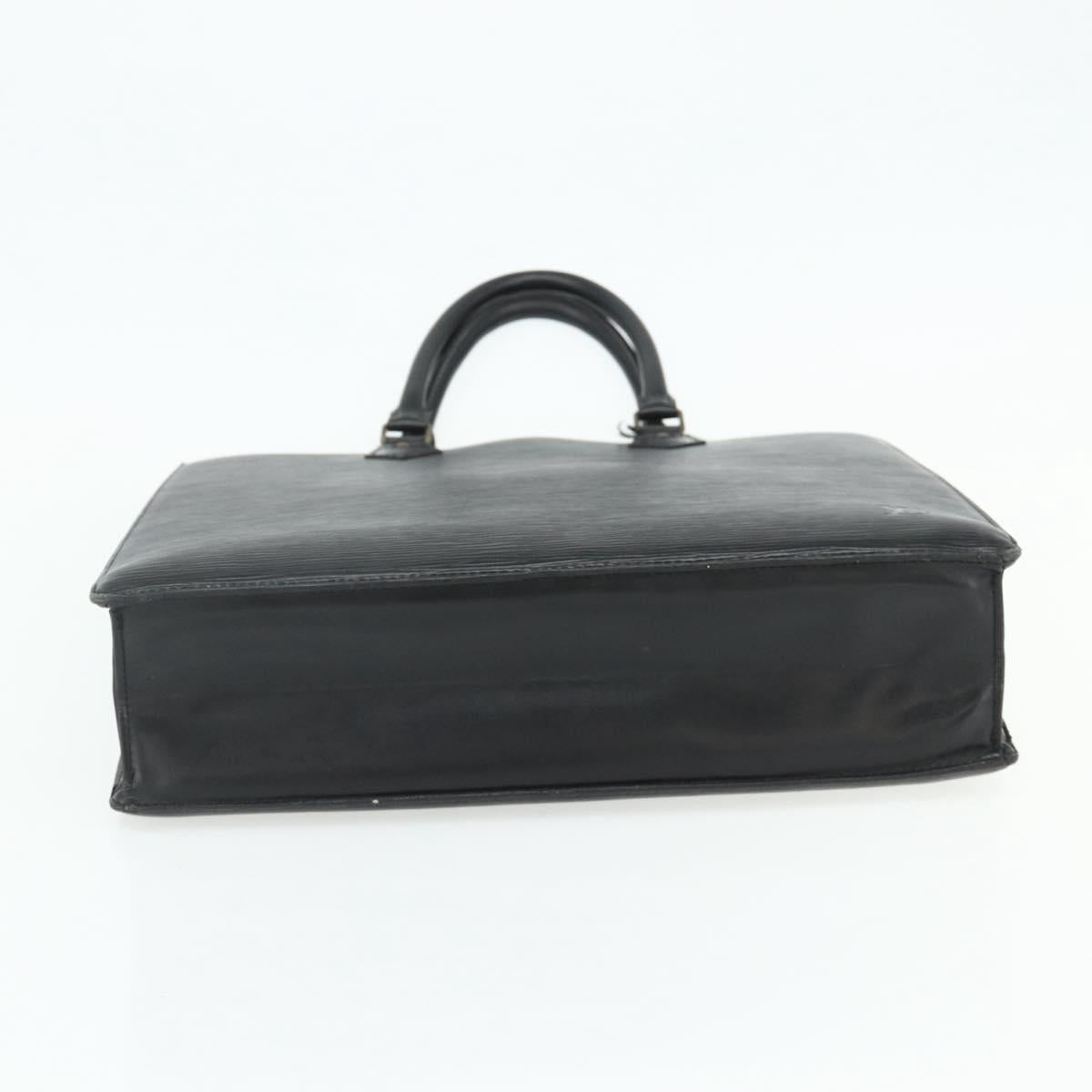 LOUIS VUITTON Epi Sac Plat Hand Bag Black M59082 LV Auth ka4319