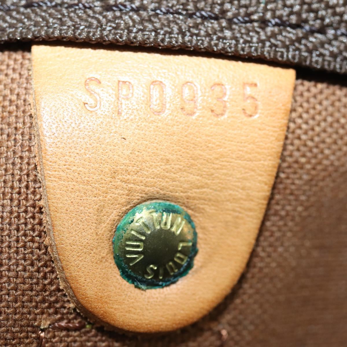 LOUIS VUITTON Monogram Keepall 55 Boston Bag M41424 LV Auth ka432