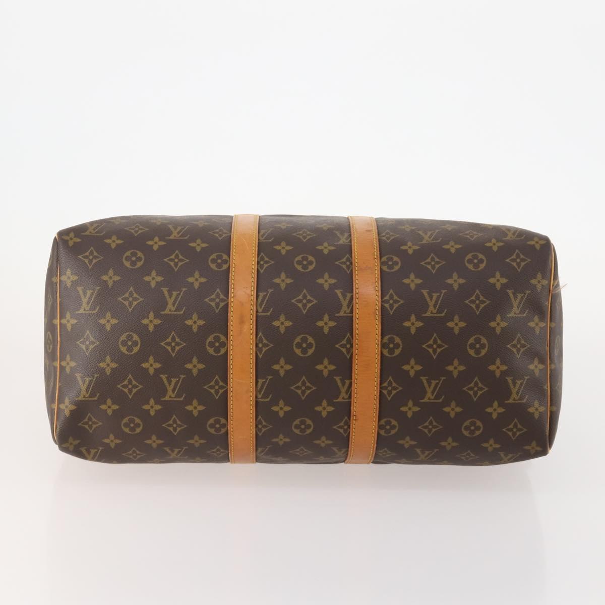 LOUIS VUITTON Monogram Keepall 45 Boston Bag M41428 LV Auth ka4320