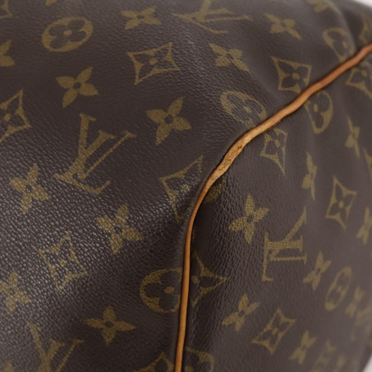 LOUIS VUITTON Monogram Keepall 55 Boston Bag M41424 LV Auth ka4321