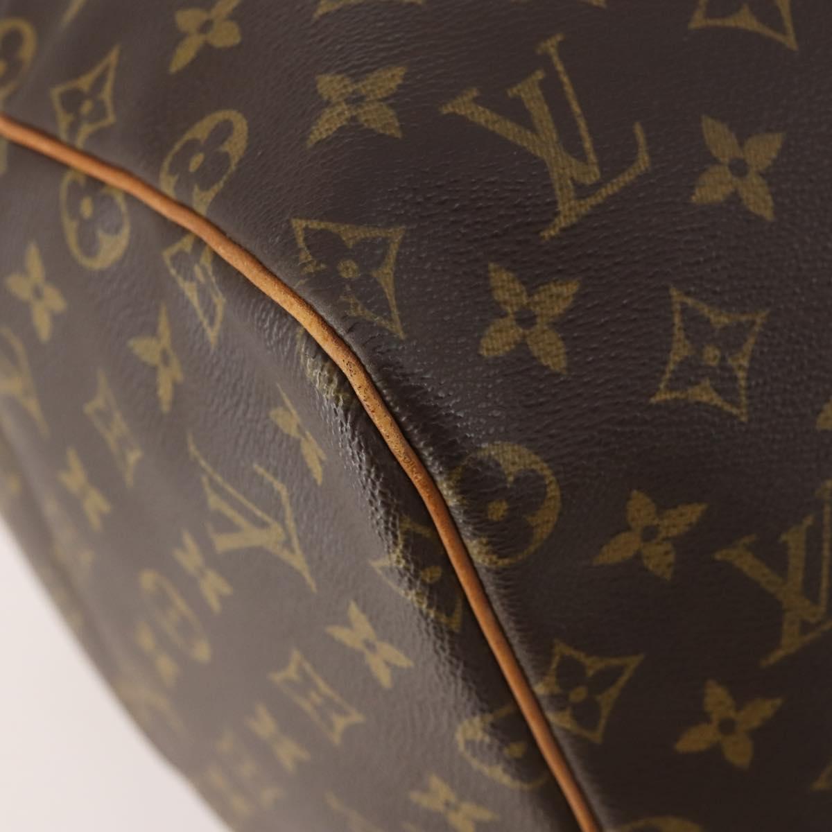 LOUIS VUITTON Monogram Keepall 55 Boston Bag M41424 LV Auth ka4321