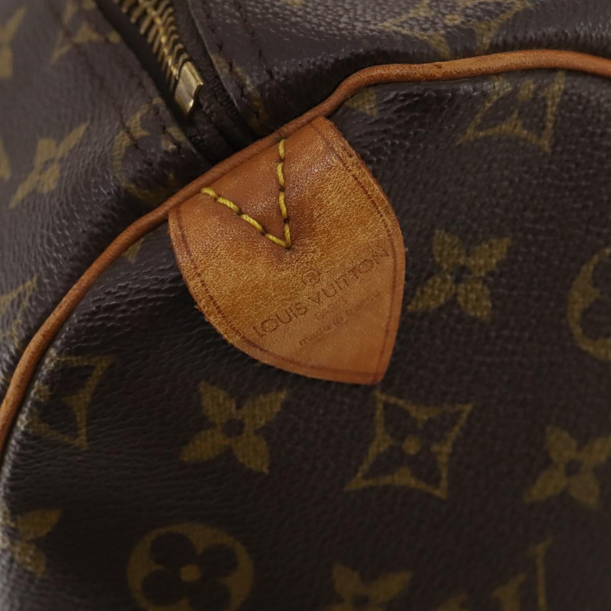 LOUIS VUITTON Monogram Keepall 55 Boston Bag M41424 LV Auth ka4321