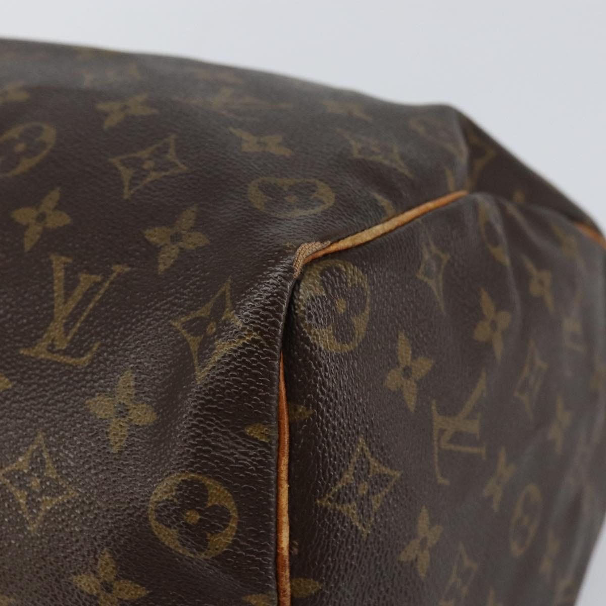 LOUIS VUITTON Monogram Speedy 35 Hand Bag M41524 LV Auth ka433