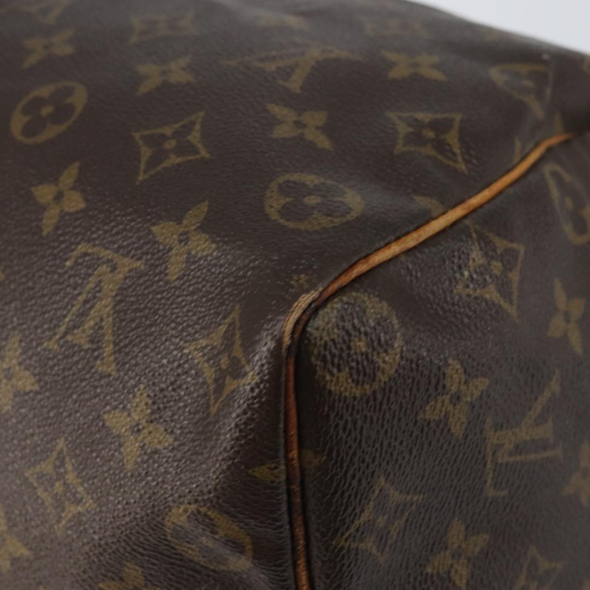 LOUIS VUITTON Monogram Speedy 35 Hand Bag M41524 LV Auth ka433
