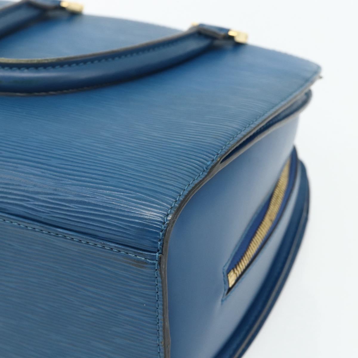 LOUIS VUITTON Epi Pont Neuf Hand Bag Blue M52055 LV Auth ka4330A