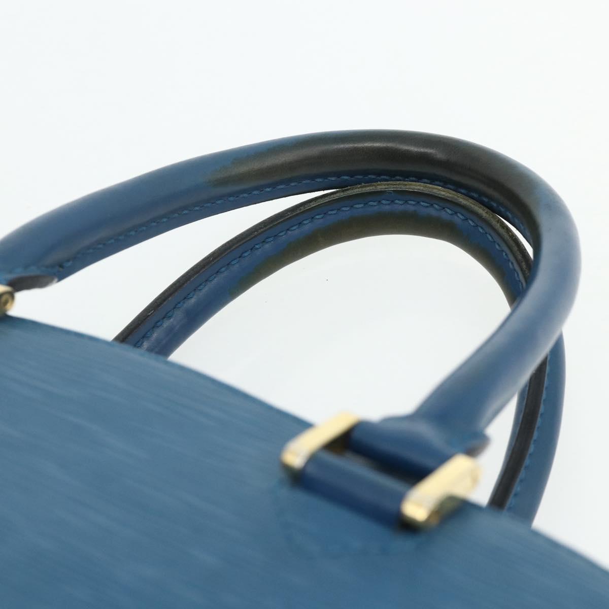 LOUIS VUITTON Epi Pont Neuf Hand Bag Blue M52055 LV Auth ka4330A