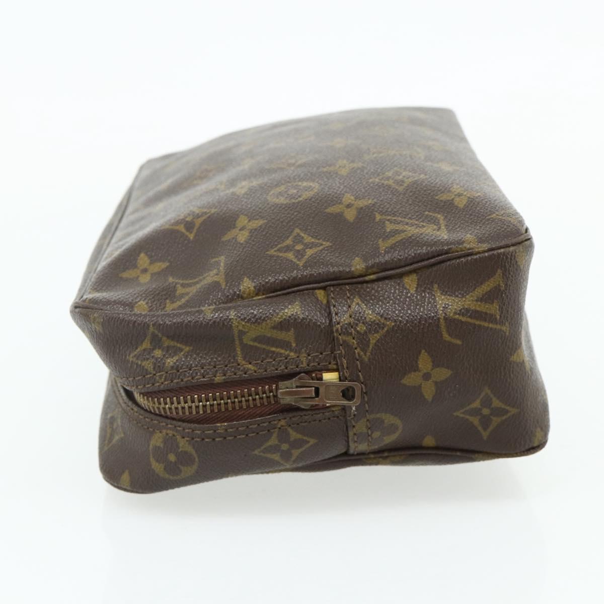 LOUIS VUITTON Monogram Trousse Toilette 28 Clutch Bag M47522 LV Auth ka4332