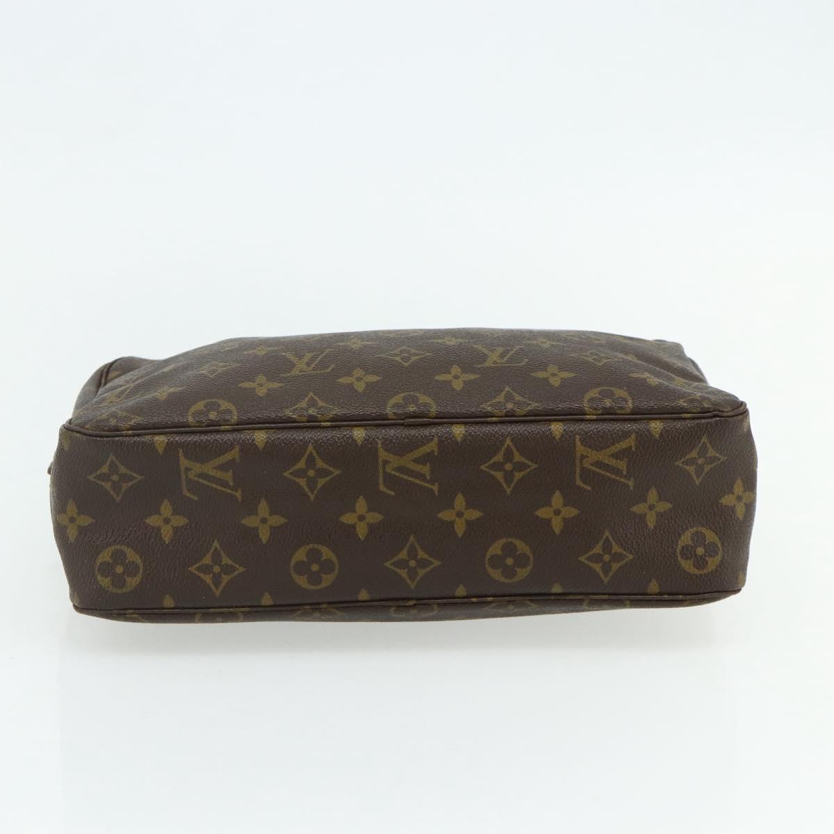 LOUIS VUITTON Monogram Trousse Toilette 28 Clutch Bag M47522 LV Auth ka4332