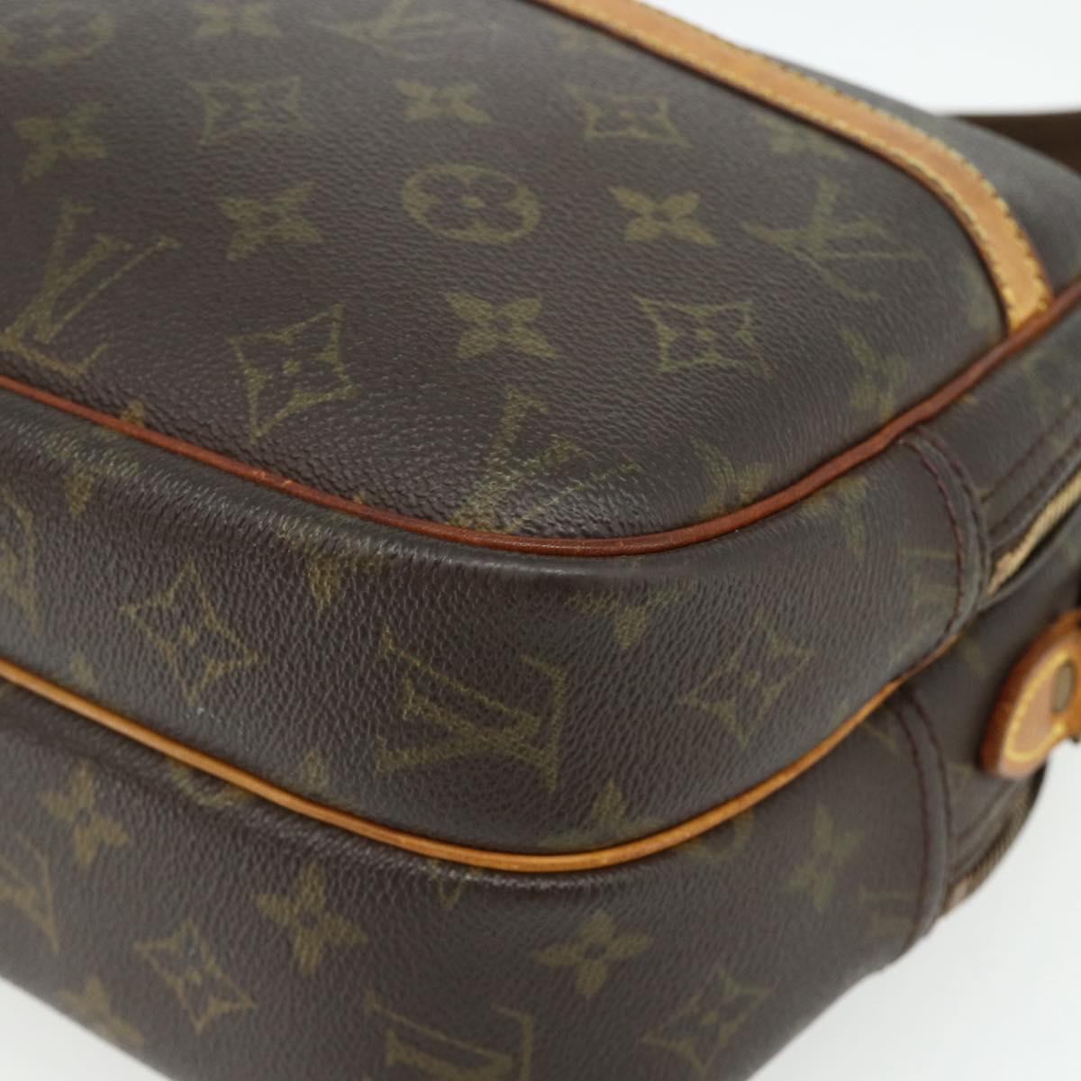LOUIS VUITTON Monogram Reporter PM Shoulder Bag M45254 LV Auth ka4336