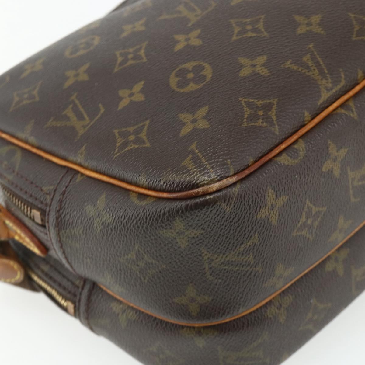LOUIS VUITTON Monogram Reporter PM Shoulder Bag M45254 LV Auth ka4336