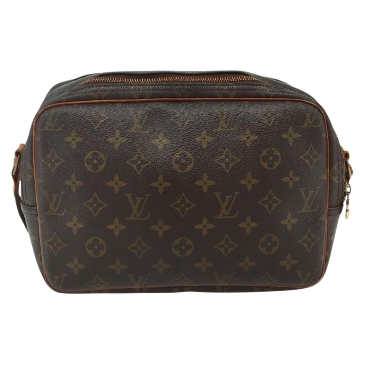 LOUIS VUITTON Monogram Reporter PM Shoulder Bag M45254 LV Auth ka4336