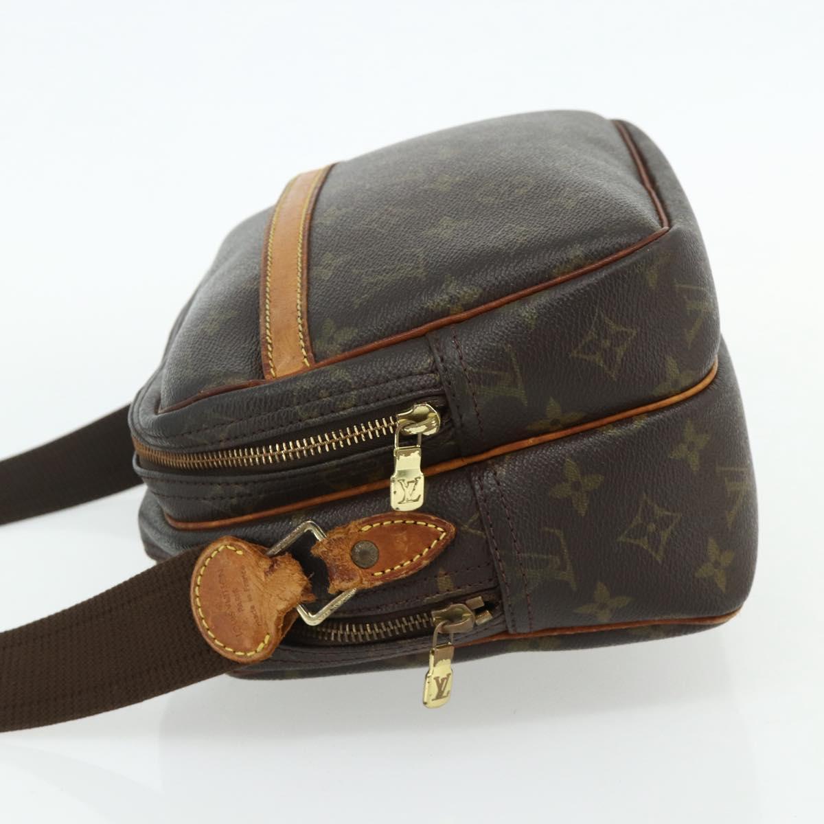 LOUIS VUITTON Monogram Reporter PM Shoulder Bag M45254 LV Auth ka4336