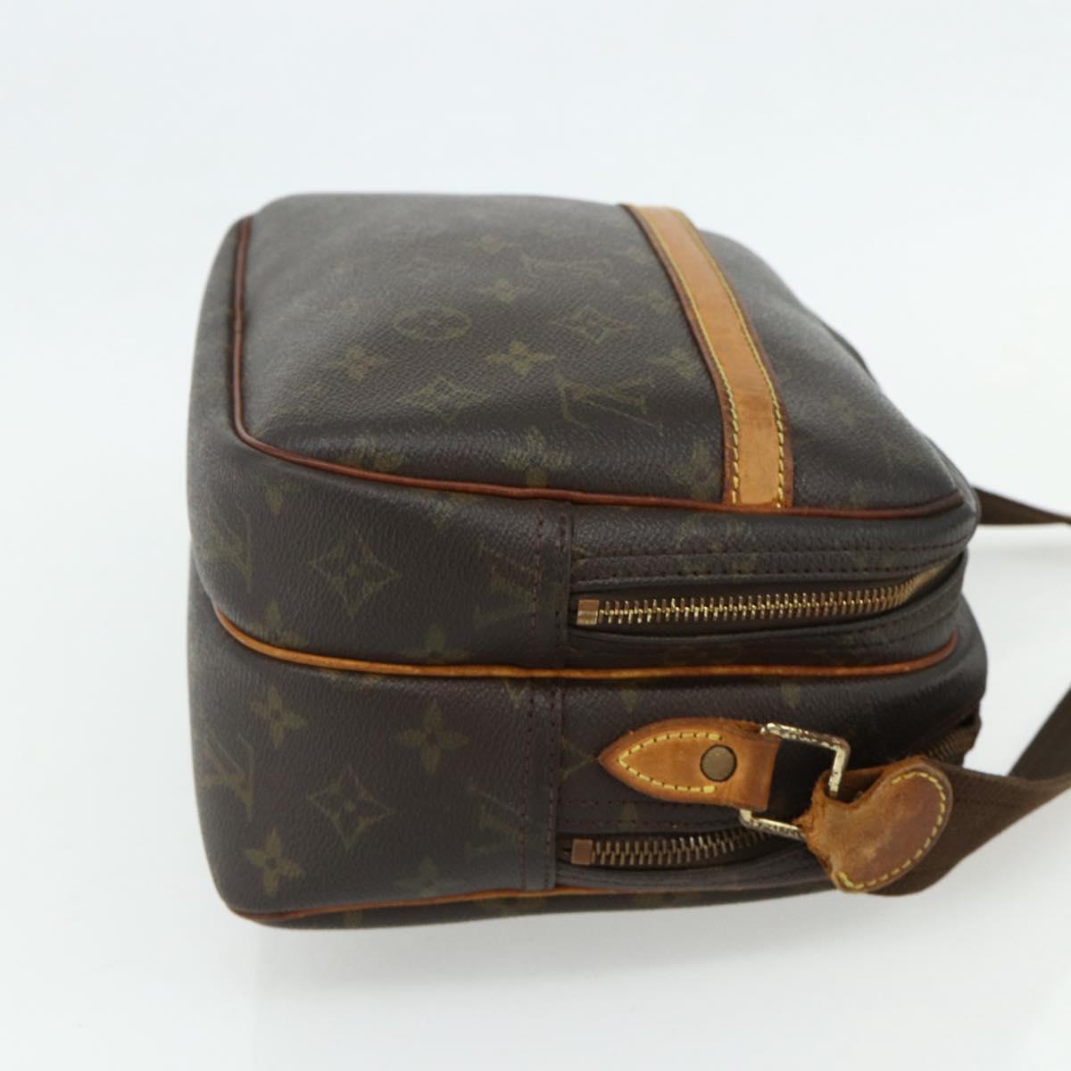 LOUIS VUITTON Monogram Reporter PM Shoulder Bag M45254 LV Auth ka4336