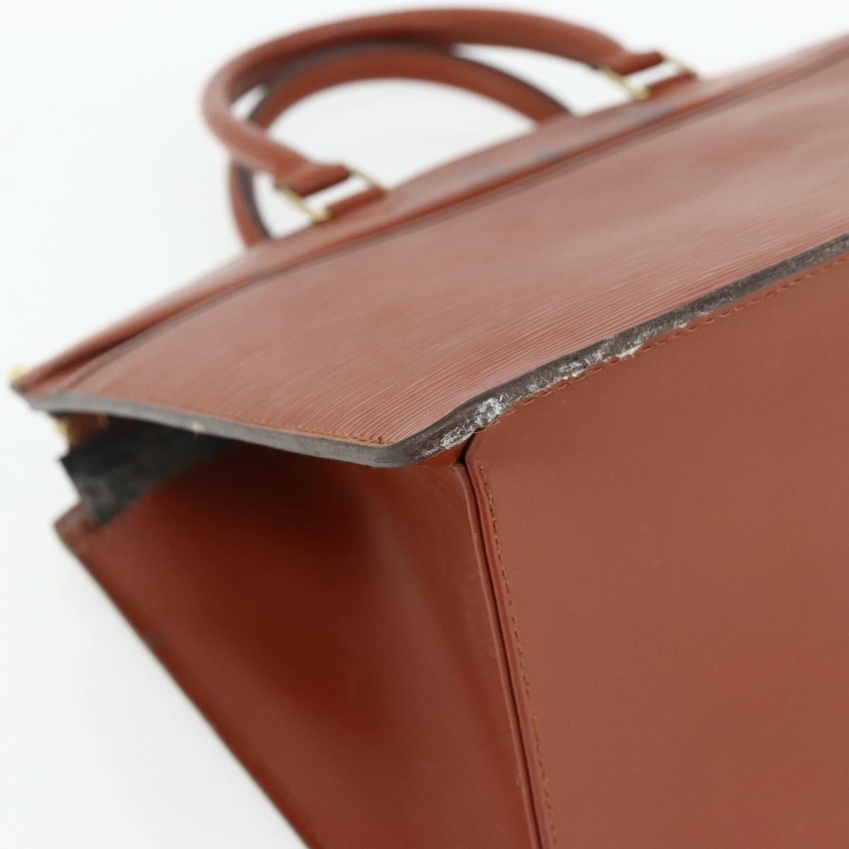 LOUIS VUITTON Epi Riviera Hand Bag Brown M48183 LV Auth ka4343