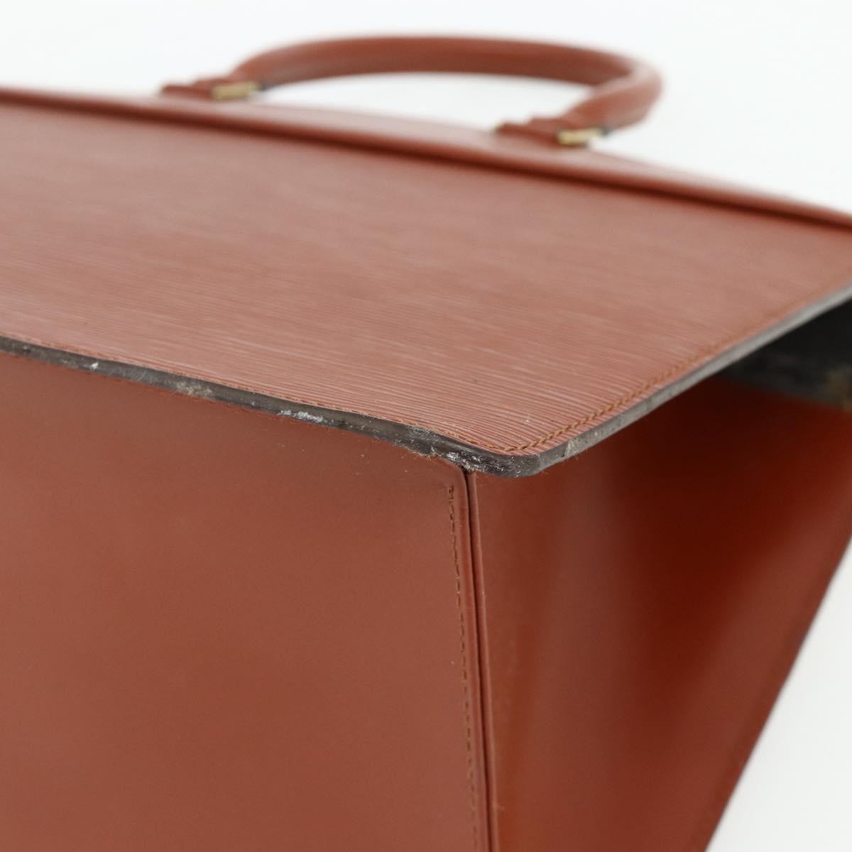 LOUIS VUITTON Epi Riviera Hand Bag Brown M48183 LV Auth ka4343