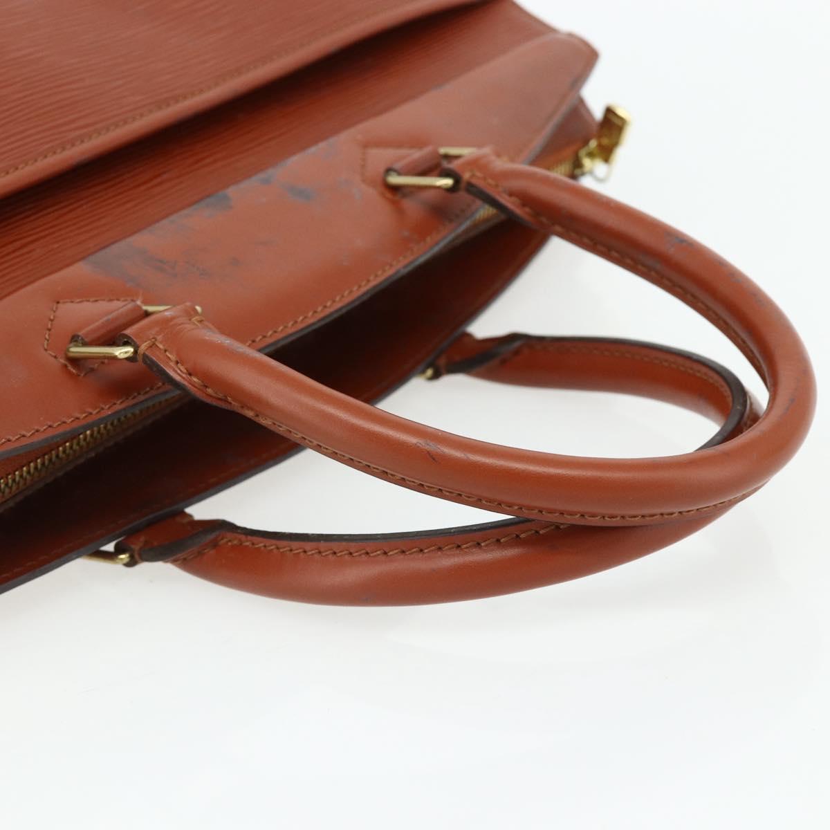 LOUIS VUITTON Epi Riviera Hand Bag Brown M48183 LV Auth ka4343