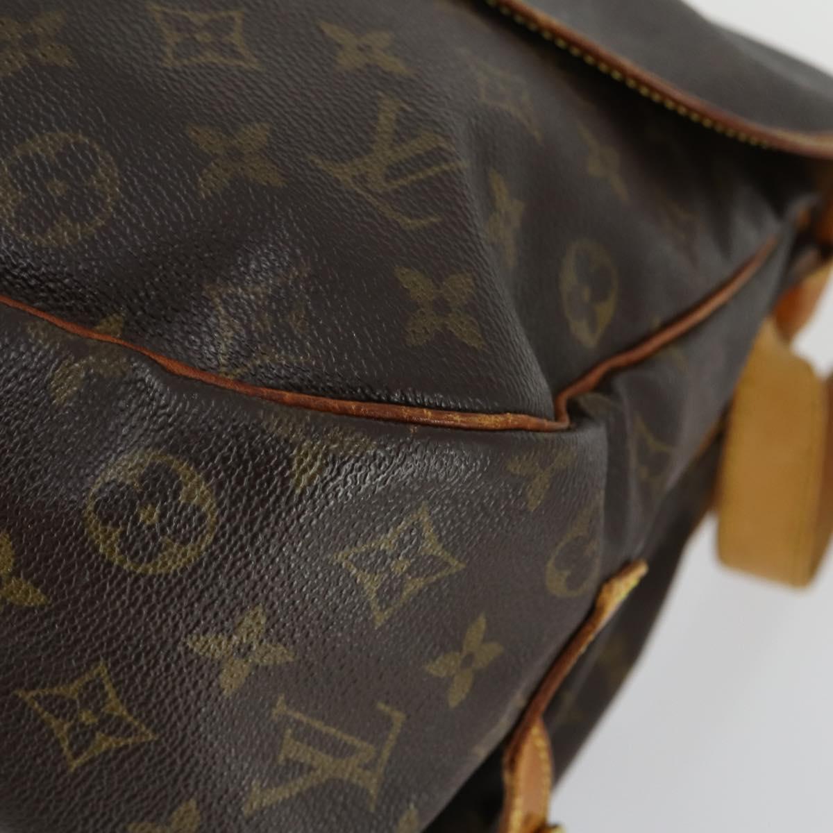 LOUIS VUITTON Monogram Saumur 35 Shoulder Bag M42254 LV Auth ka435