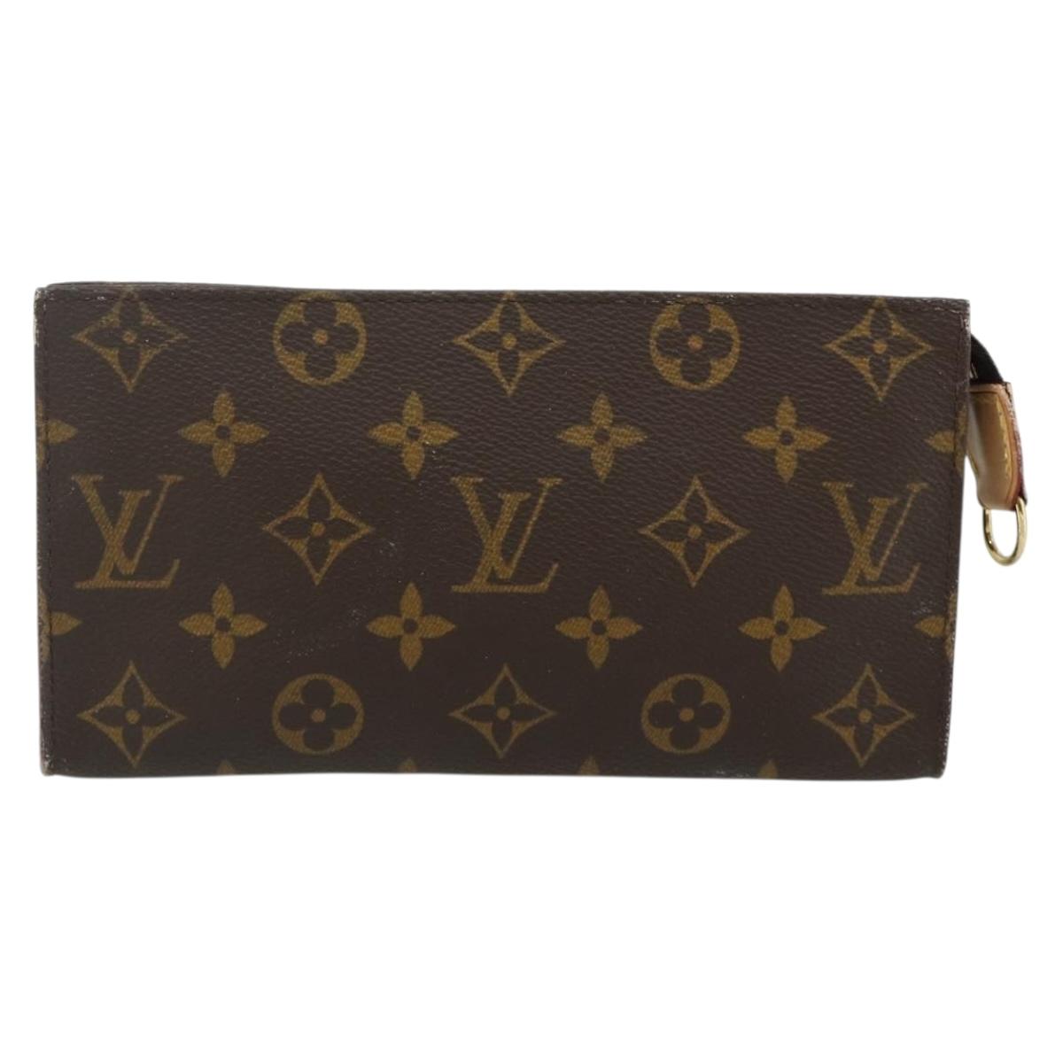 LOUIS VUITTON Monogram Bucket GM Accessory Pouch LV Auth ka4355
