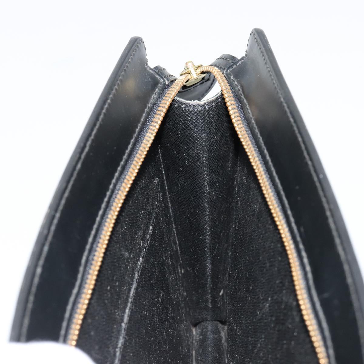 LOUIS VUITTON Epi Pochette Homme Clutch Bag Black M52522 LV Auth ka4369